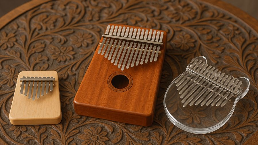 Different types of kalimba