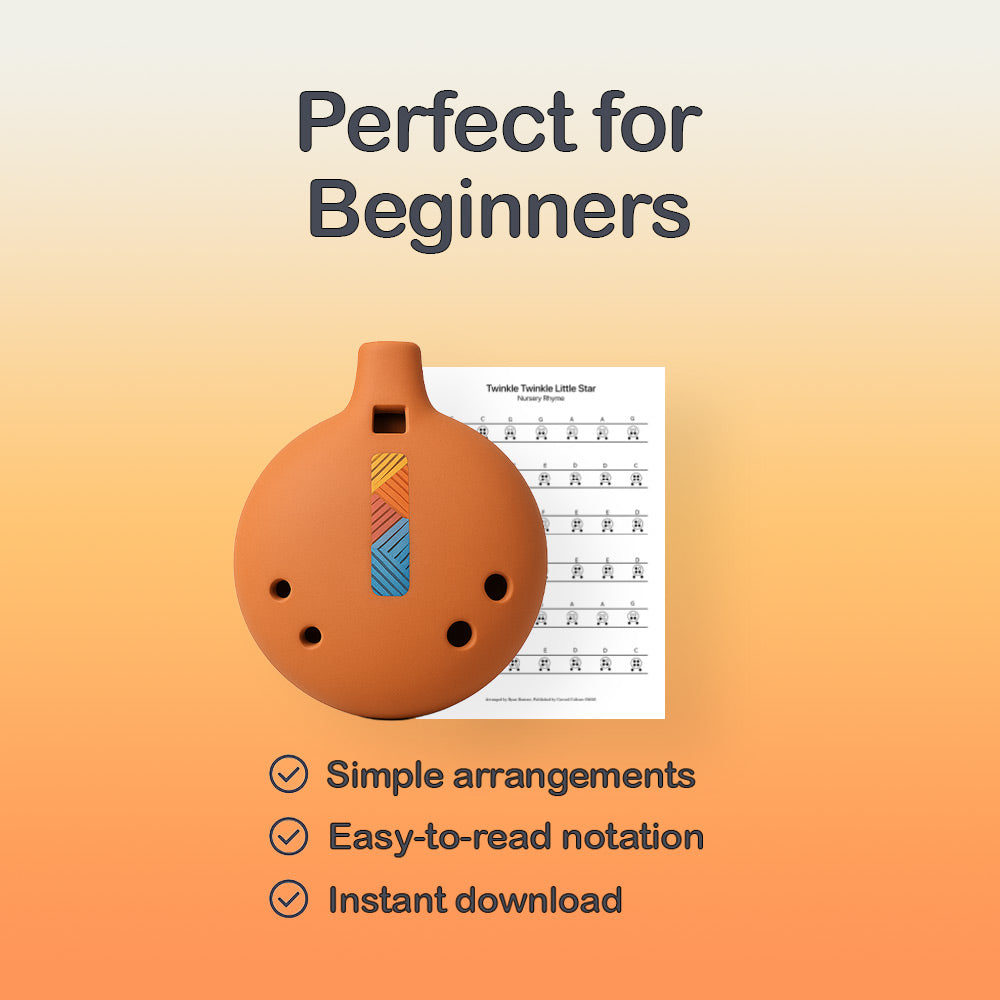 The Yellow rose of Texas - 6 Hole Ocarina Tab