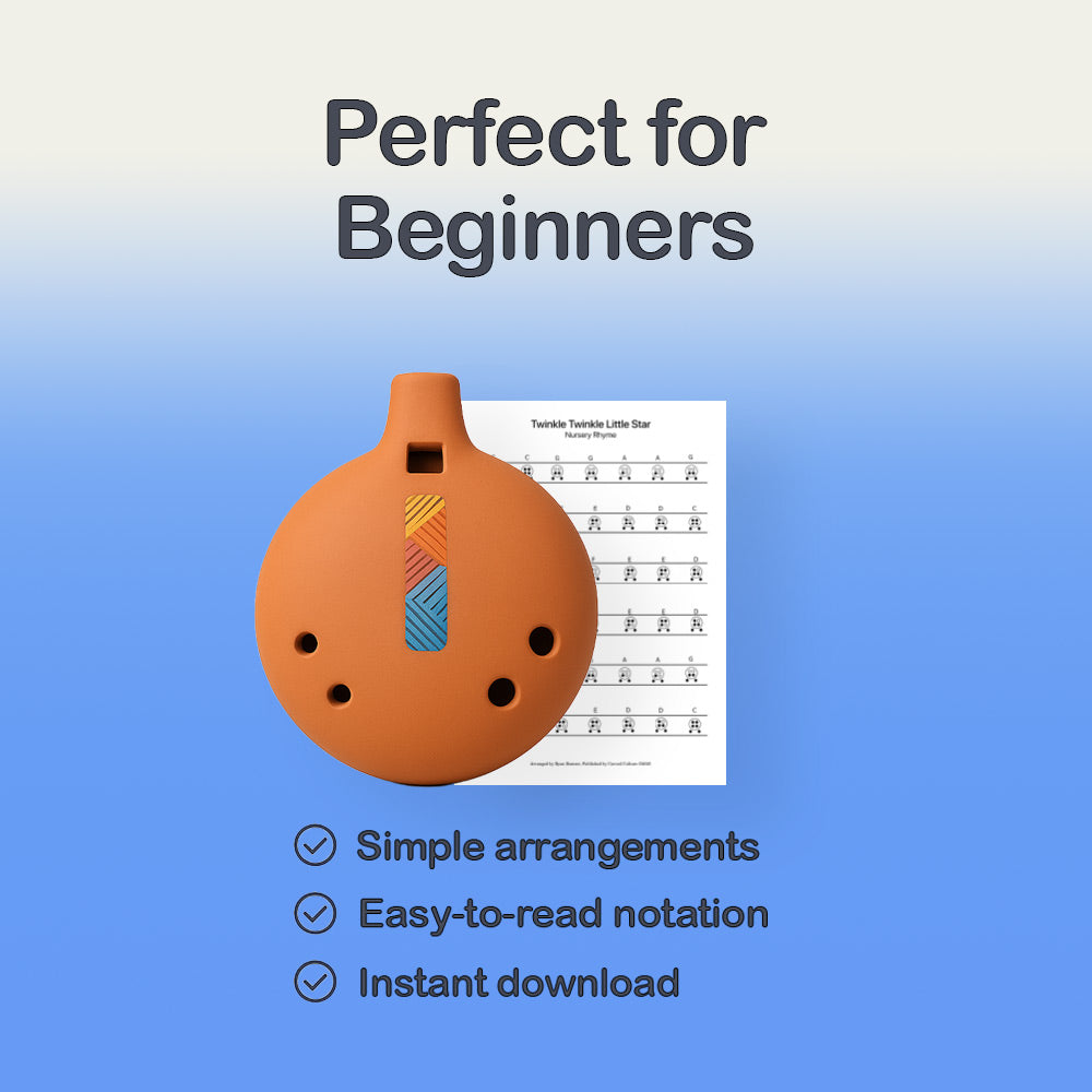 Nobody knows the trouble I've seen - 6 Hole Ocarina Tab