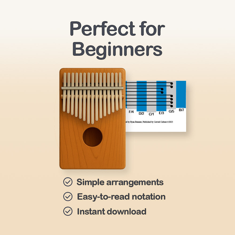 Morning Mood - 17 Note Kalimba tab