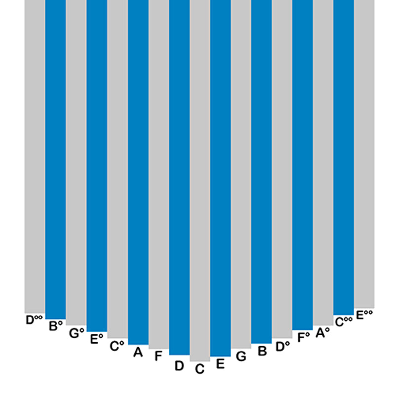 17 note kalimba template