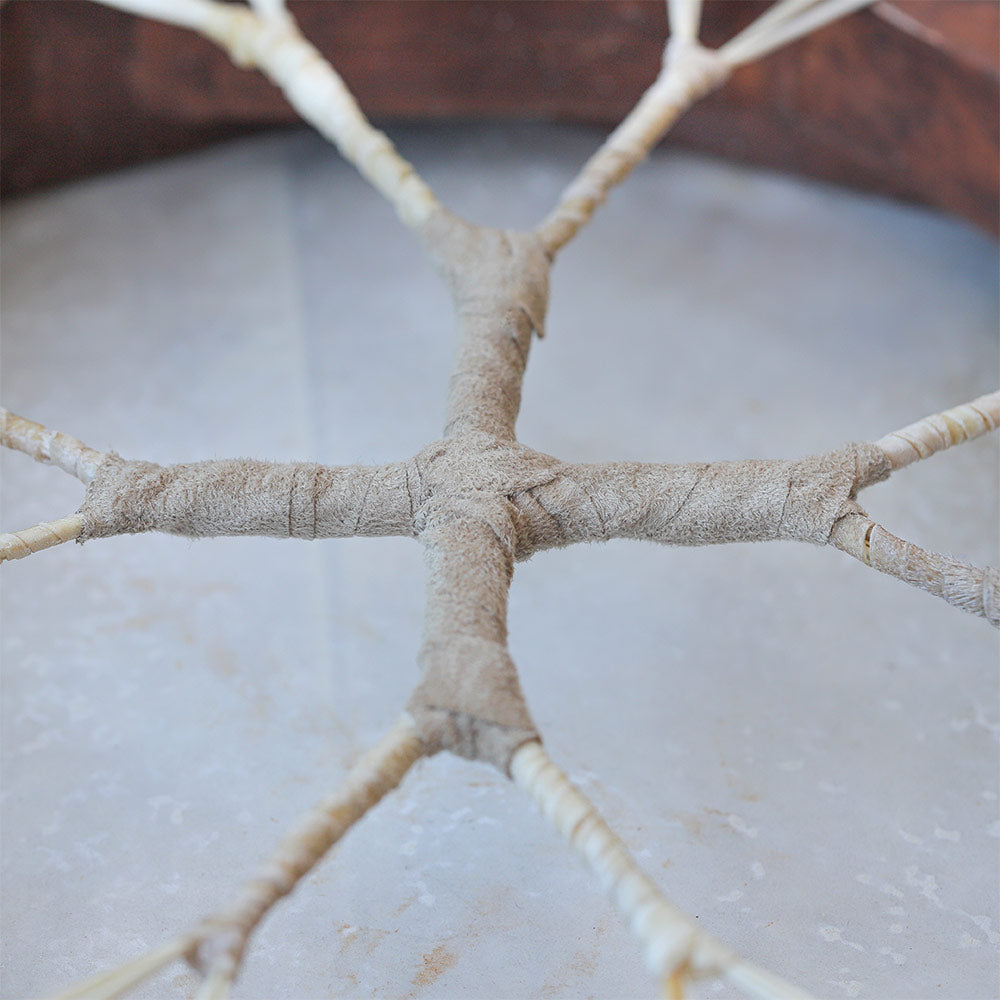 hexagon drum back shamanic 30cm