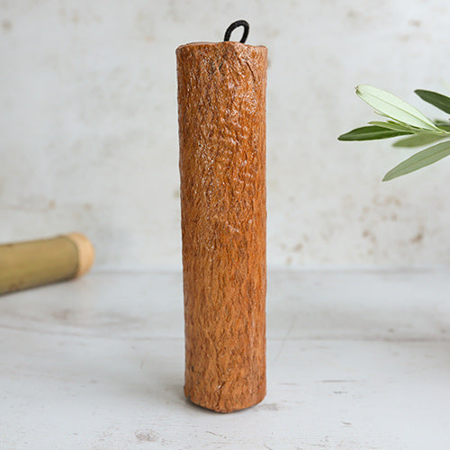 Bamboo Bark Rainstick Shaker From Indonesia