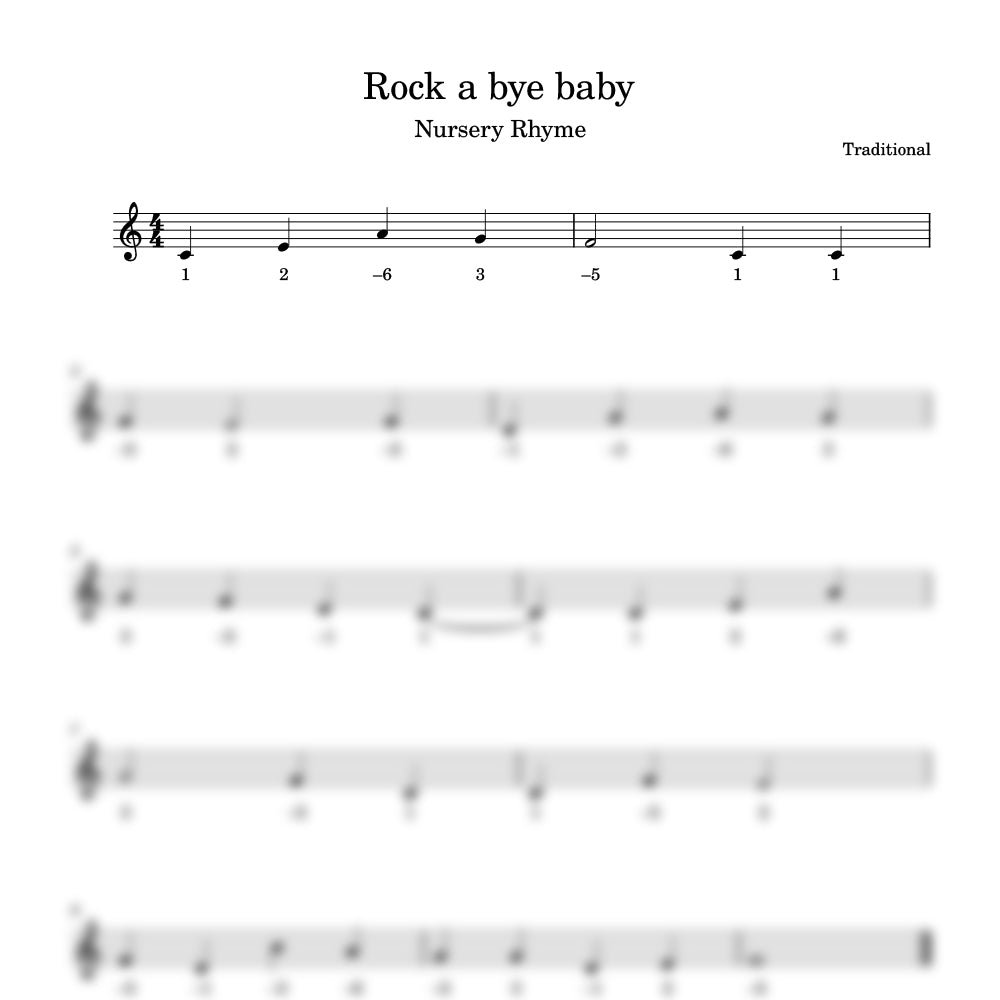 Rock a bye baby harmonica peview