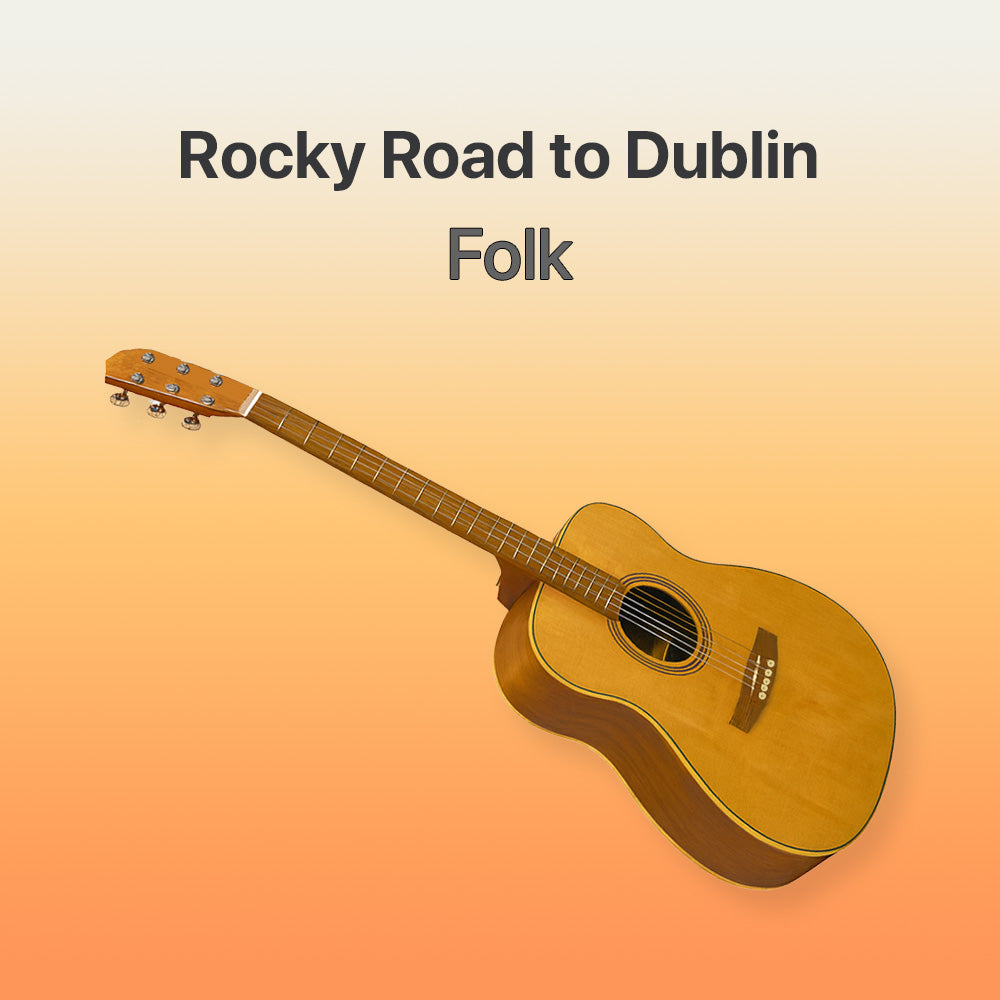 The Rocky Road to Dublin - Guitar Tab
