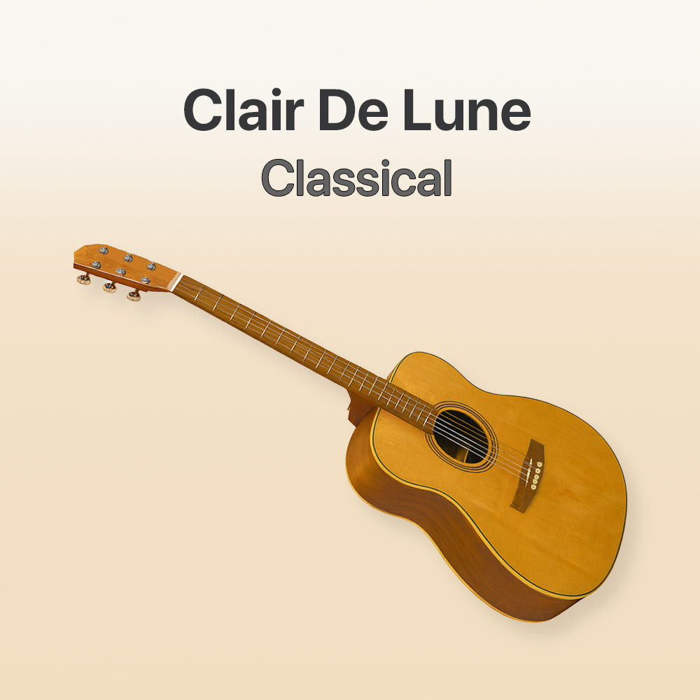 Clair de lune - Guitar Tab