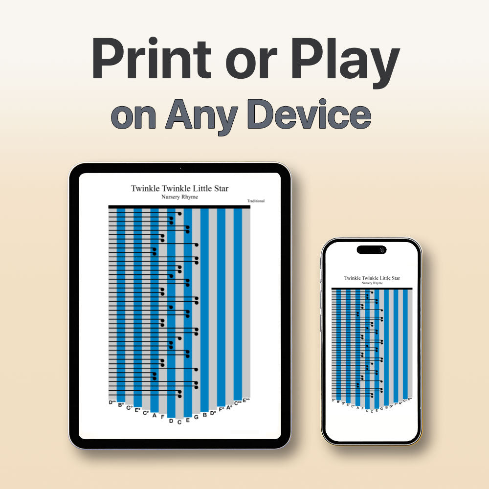 Clair De Lune - 17 Note Kalimba tab