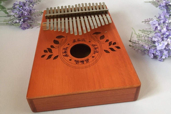 Box type plucked thumb piano kalimba instrument