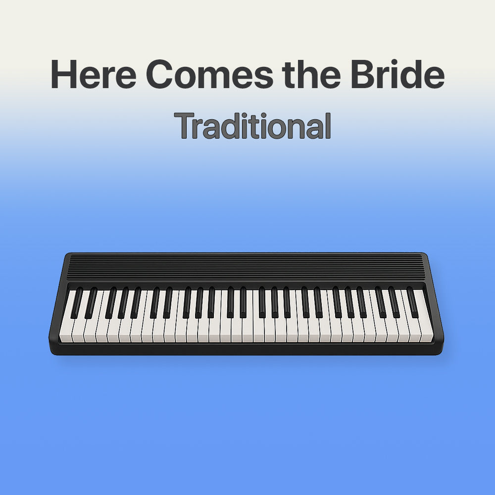 here comes the bride sheet