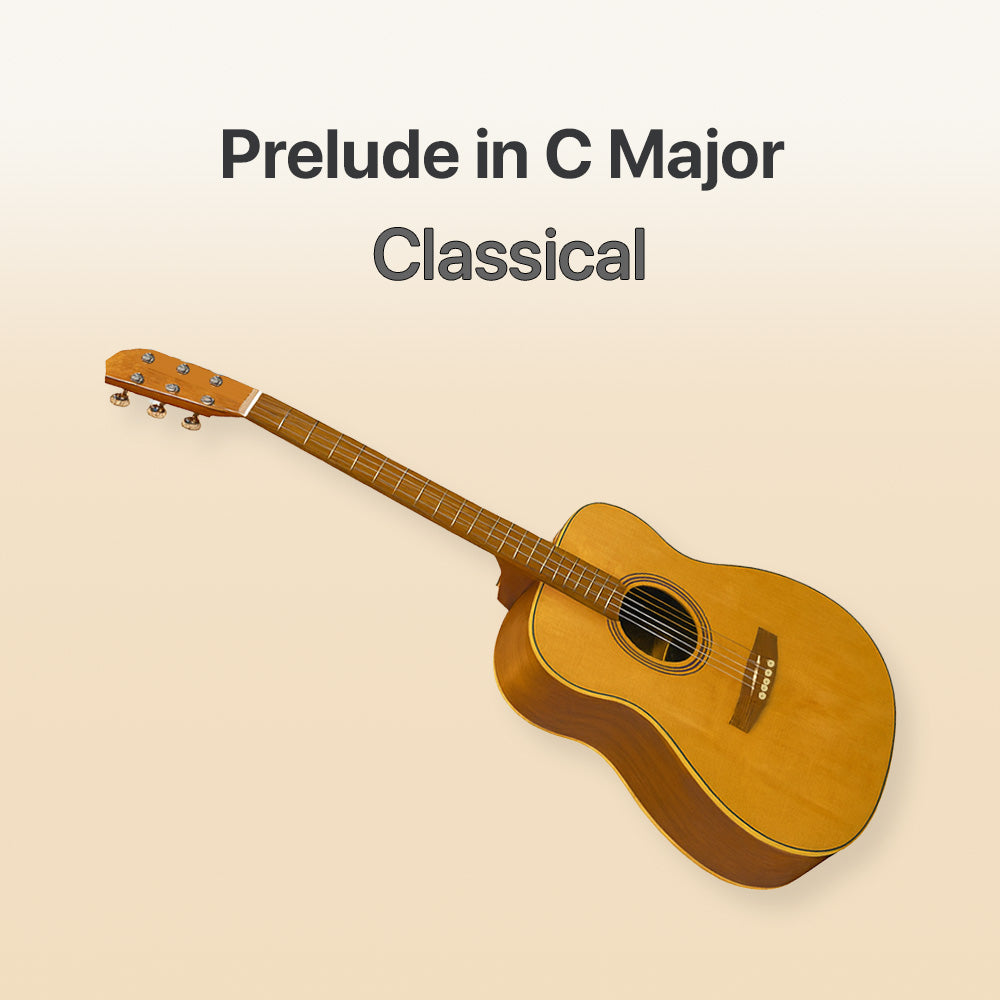 Bach – Prelude No. 1 in C Major Guitar Tab