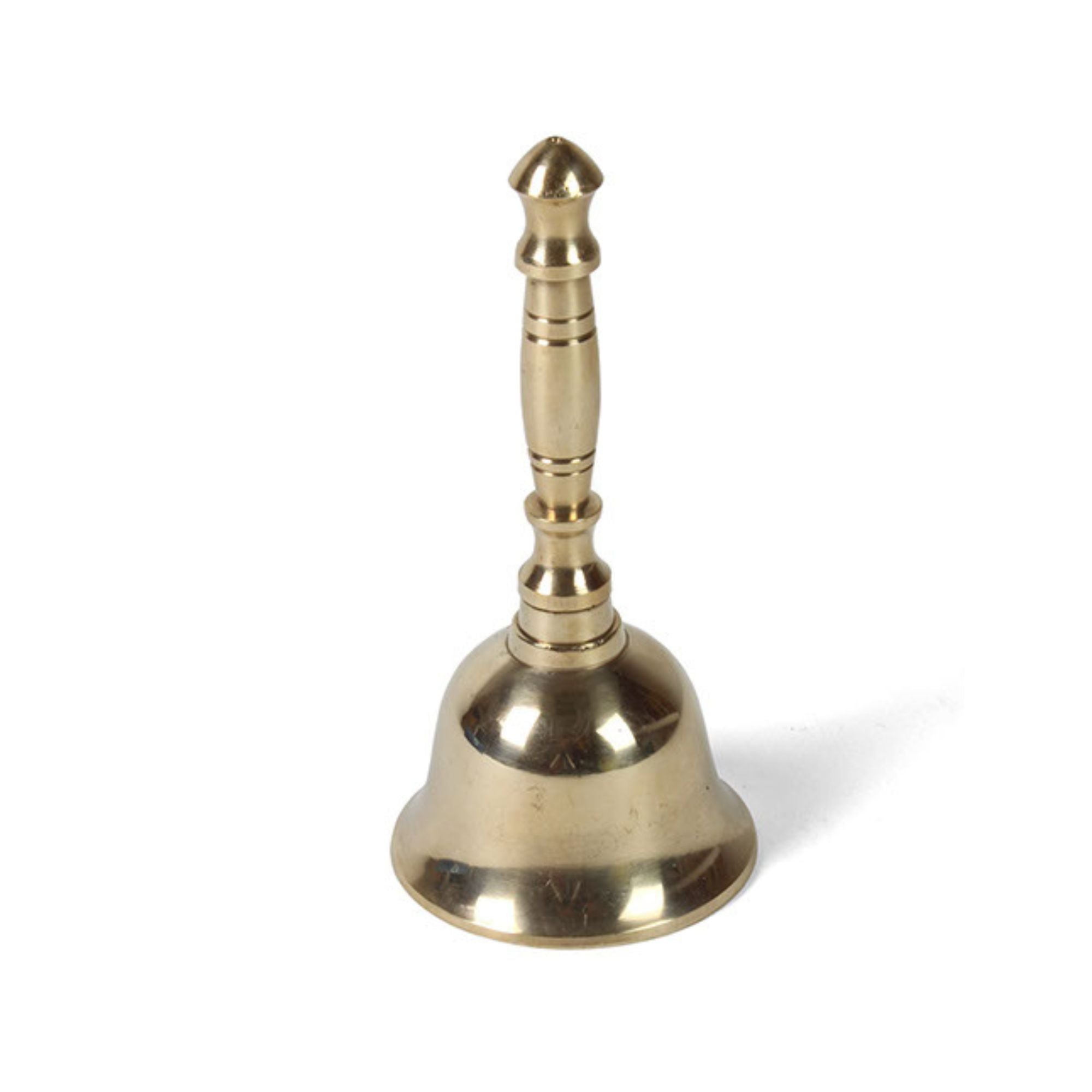 Large Indian brass puja ghanta bell