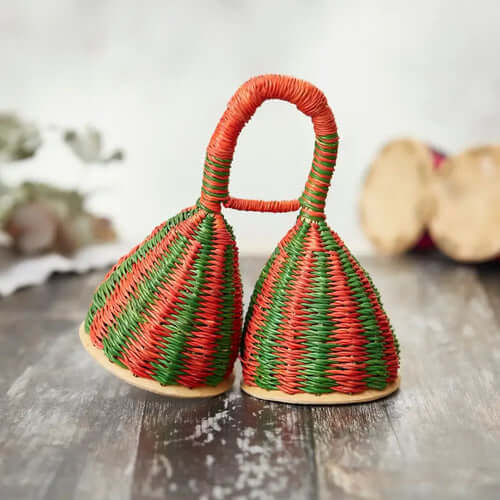 double caxixi African basket shaker
