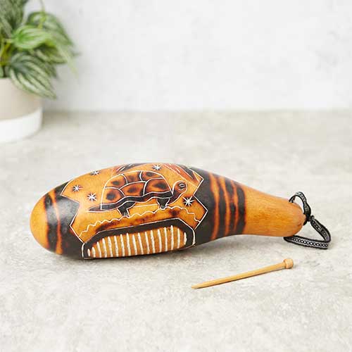 Buy Gourd Guiro Shaker Rattle Instrument From Peru
