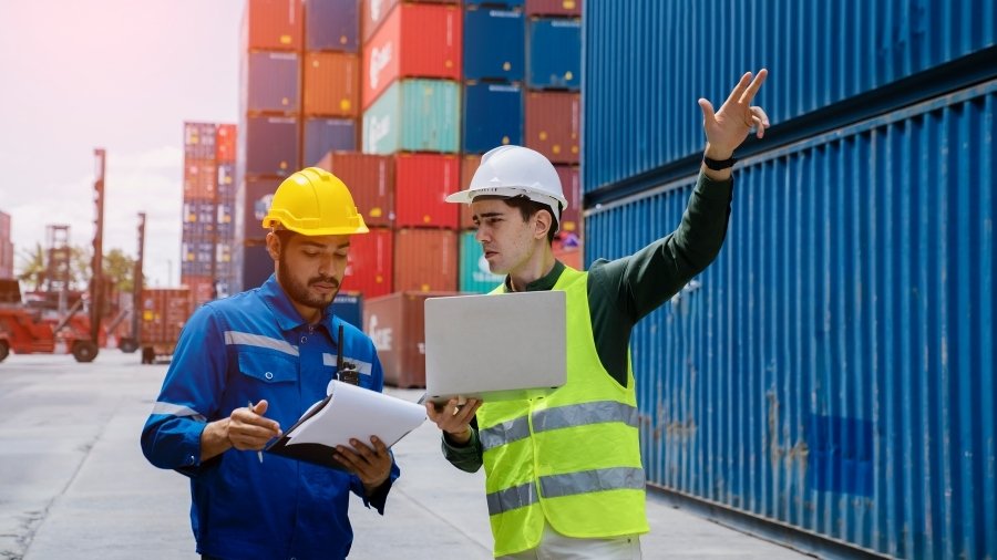 Containers being shipped worldwide