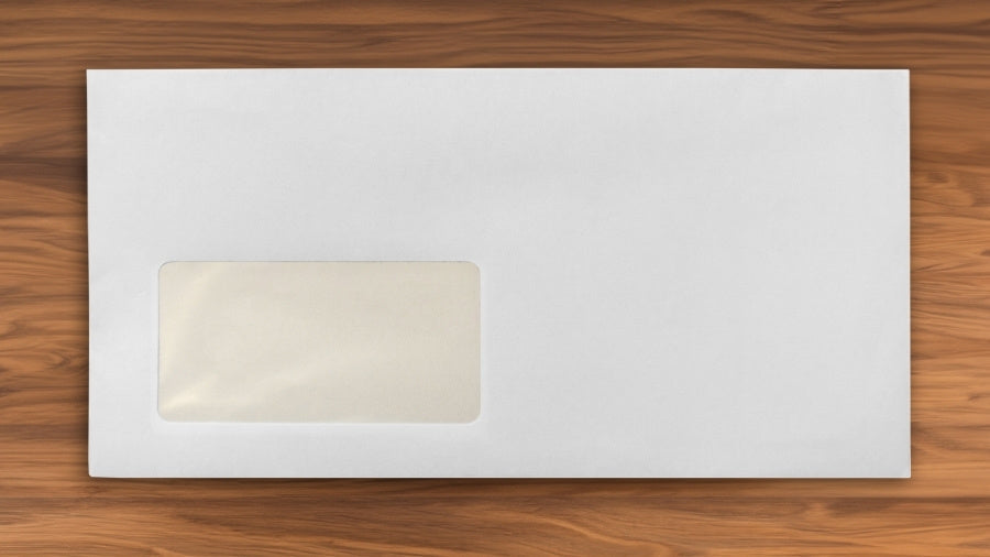 Letter with no address on it 