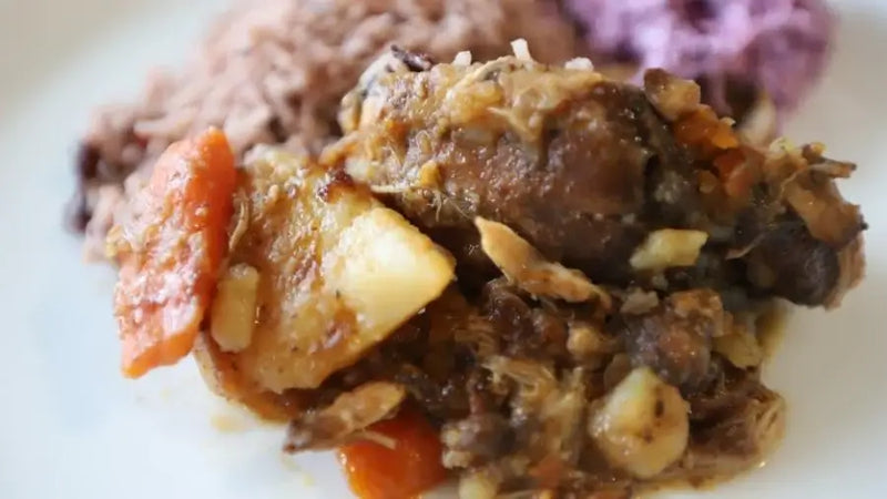 Jamaican brown stew chicken