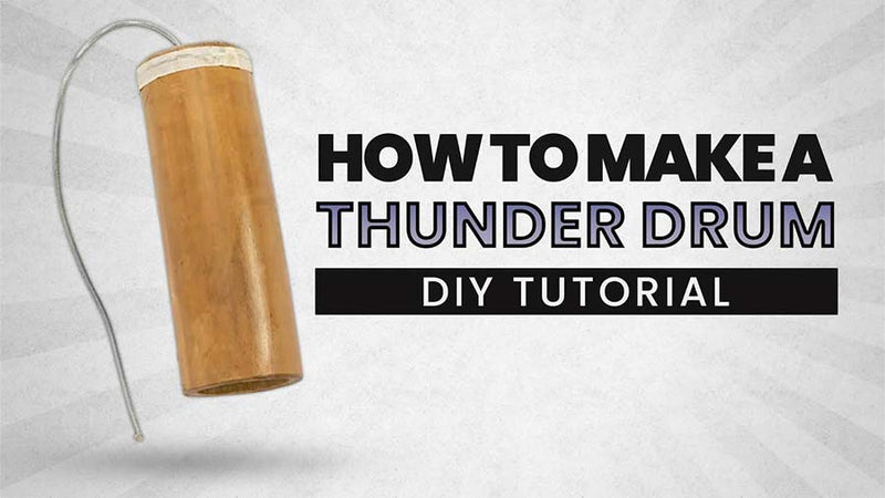 How to make a bamboo thunder drum (Tutorial)