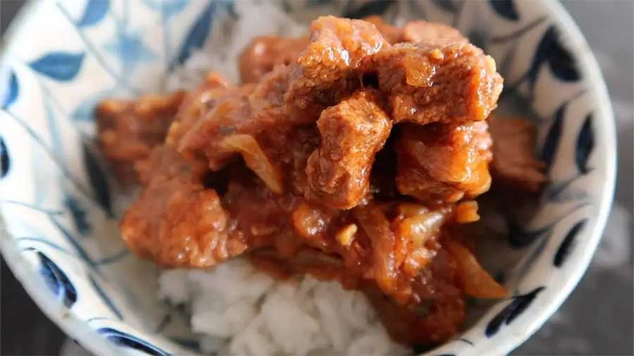 Hungarian beef ghoulash stew