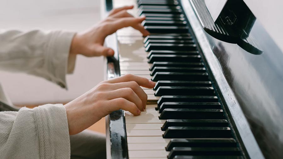 Is the piano a percussion or stringed instrument?