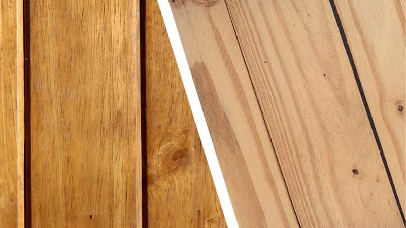 Varnished wood finish vs a natural finish