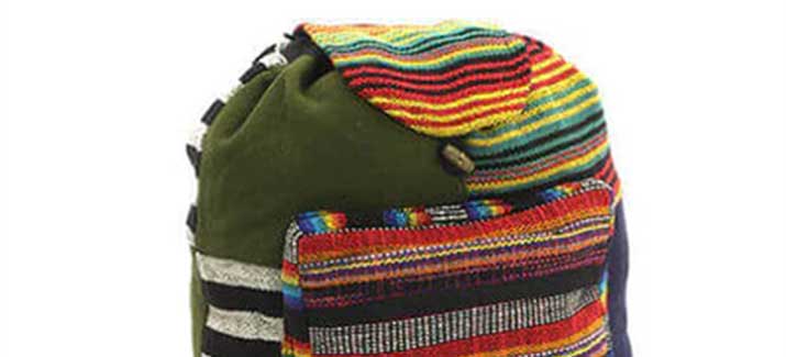 colourful handmade geri bag