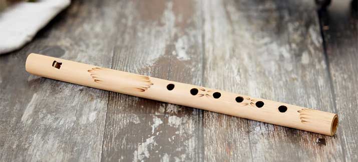 handmade bamboo flute woodwind musical instrument