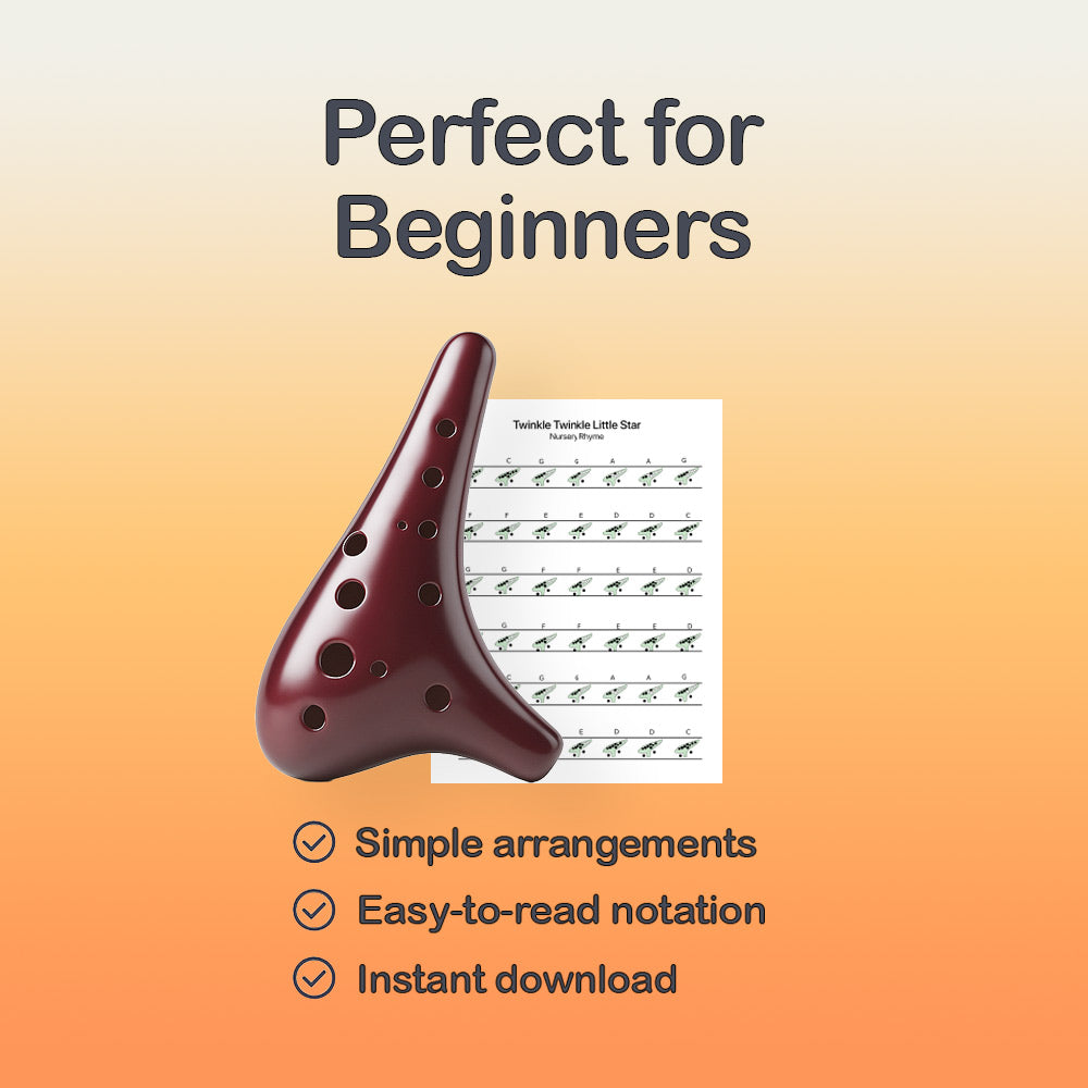 Red River Valley - 12 Hole Ocarina Tab