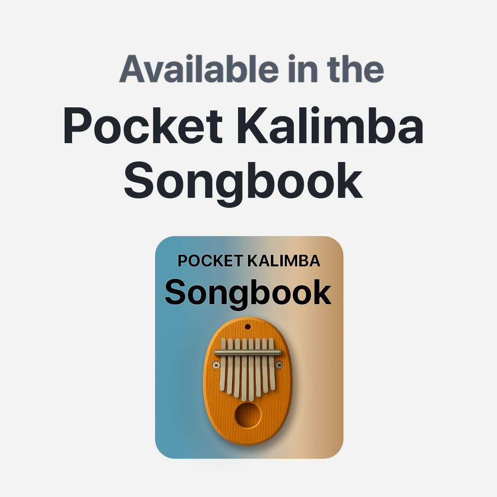 The Four Seasons - 8 Note Pocket Kalimba Tab