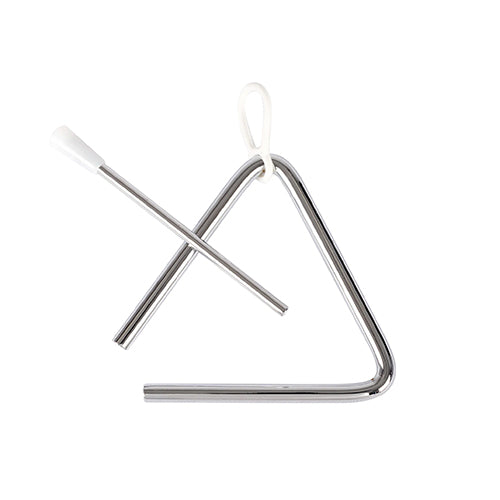 Sanjiao metal triangle with white fabric