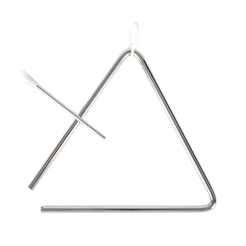 large Sanjiao metal triangle with white trim