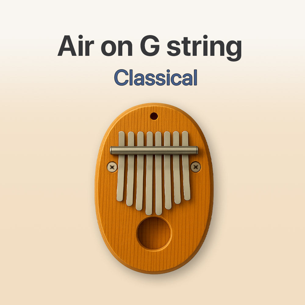 Air on G string - 8 Note Pocket Kalimba Tab