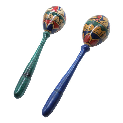 pair of longer stick egg shaker