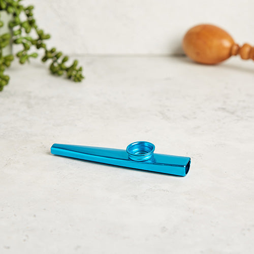 blue metal kazoo