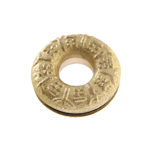 Brass yellow coloured golden meo finger bell