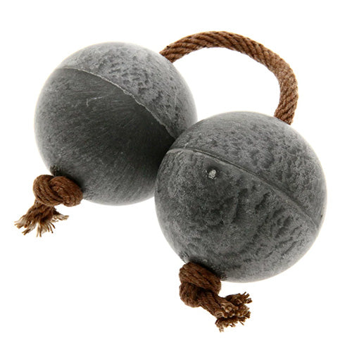 brown rope hemp balls Cas Cas shaker