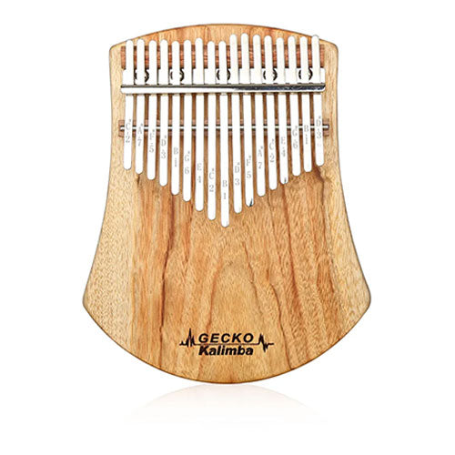 arched gecko thumb piano kalimba made from solid camphor wood