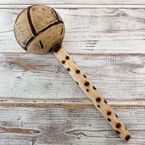 Gourd shaker instrument made in Kenya