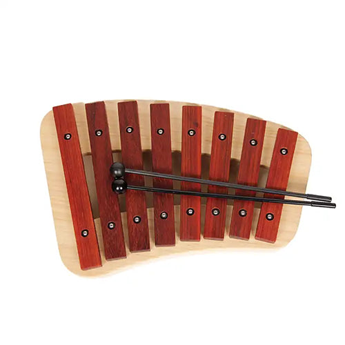 Solid wood xylophone with 8 notes 