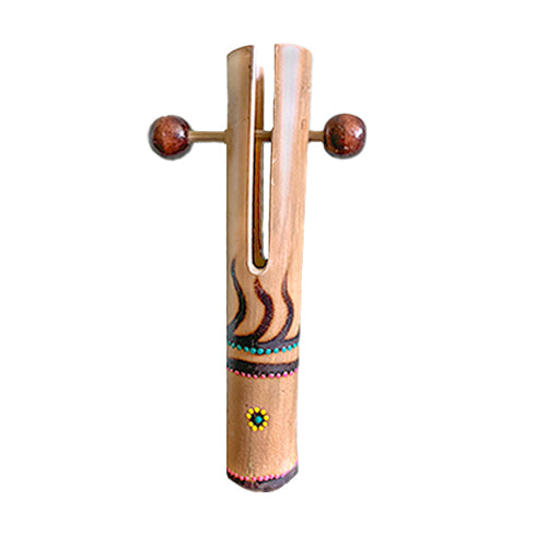 Bamboo kubu T-clacker percussion instrument