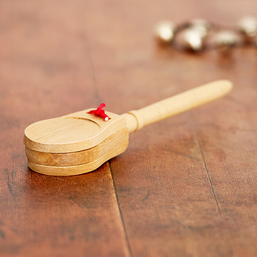 Matsu wooden castanet spoon clapper