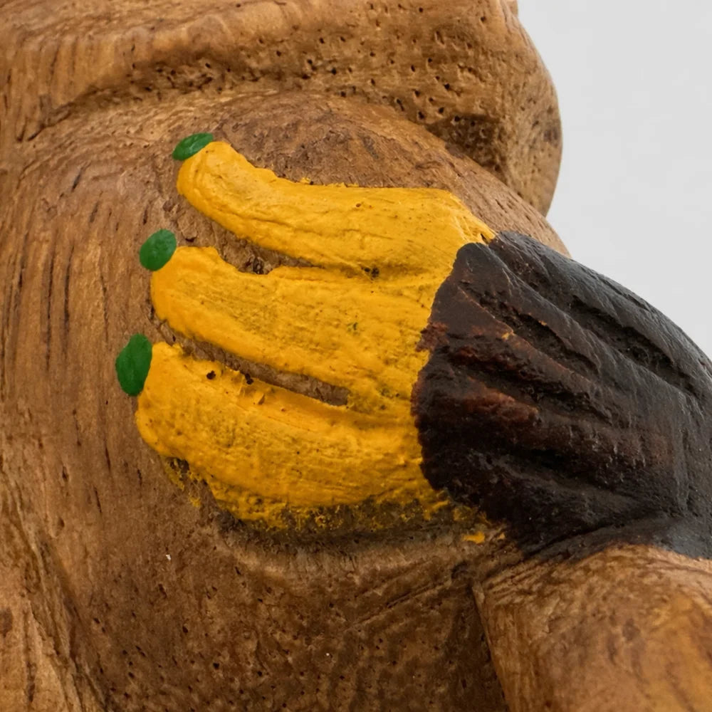 close up of monkey flute banana