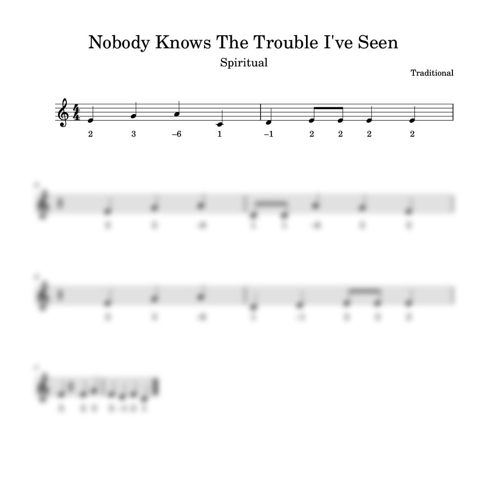 Nobody Knows The Trouble I_ve Seen harmonica preview