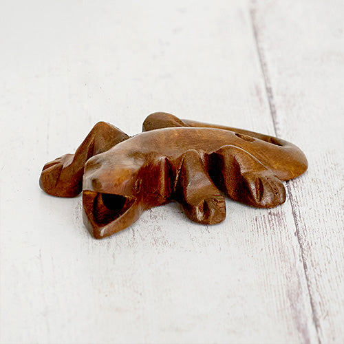 Noisy Gecko Wooden Whistle Ornament