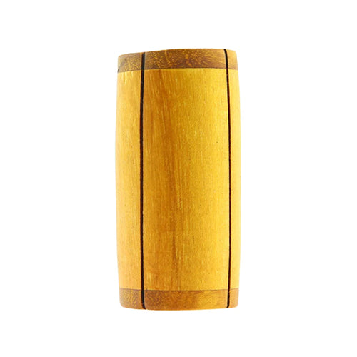Wooden Jackfruit slitted barrel shaker