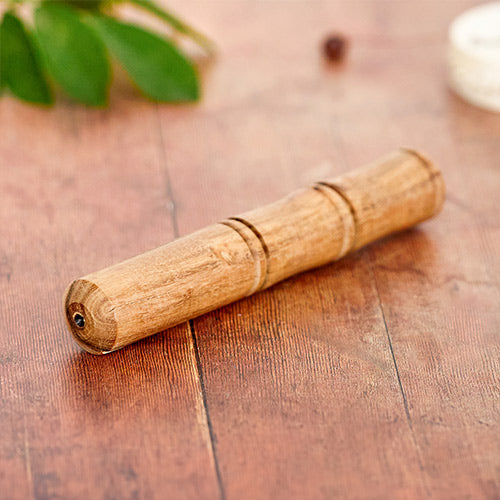 Solid wood replacement singing bowl beater