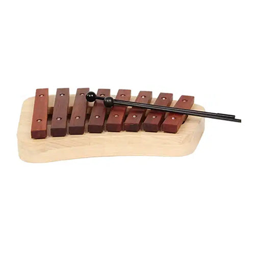 Wooden xylophone with rosewood and pine wood frame