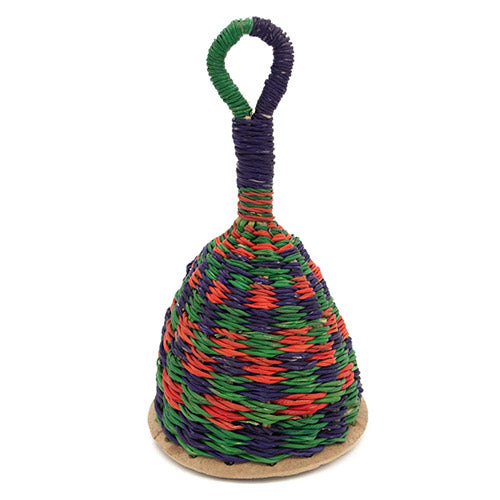 Multicoloured Ghanian basket rattle