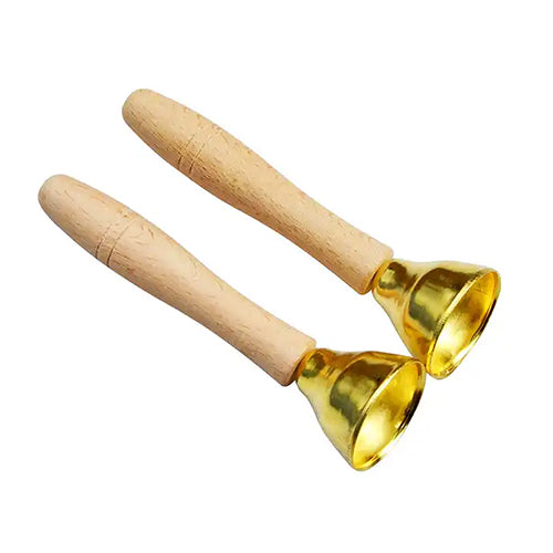Wooden hand bells hotsell