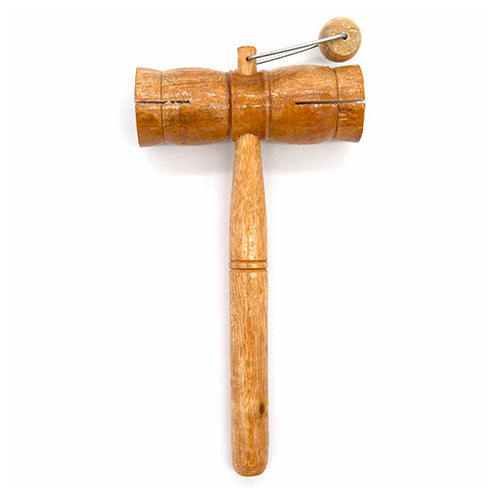 Solid wood Tring clacker knocker from Indonesia 