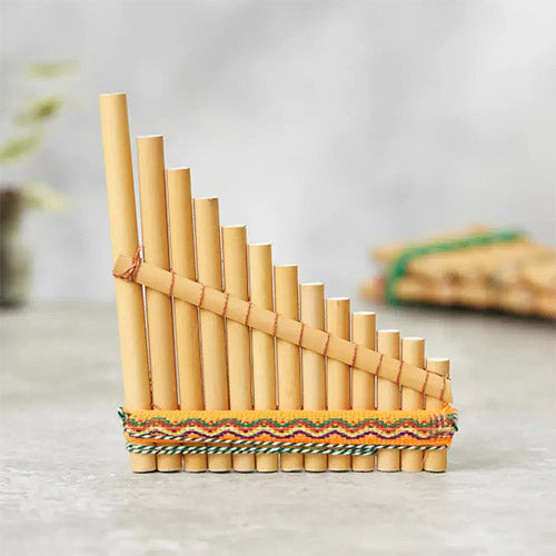 handcrafted antares panpipes from Peru 